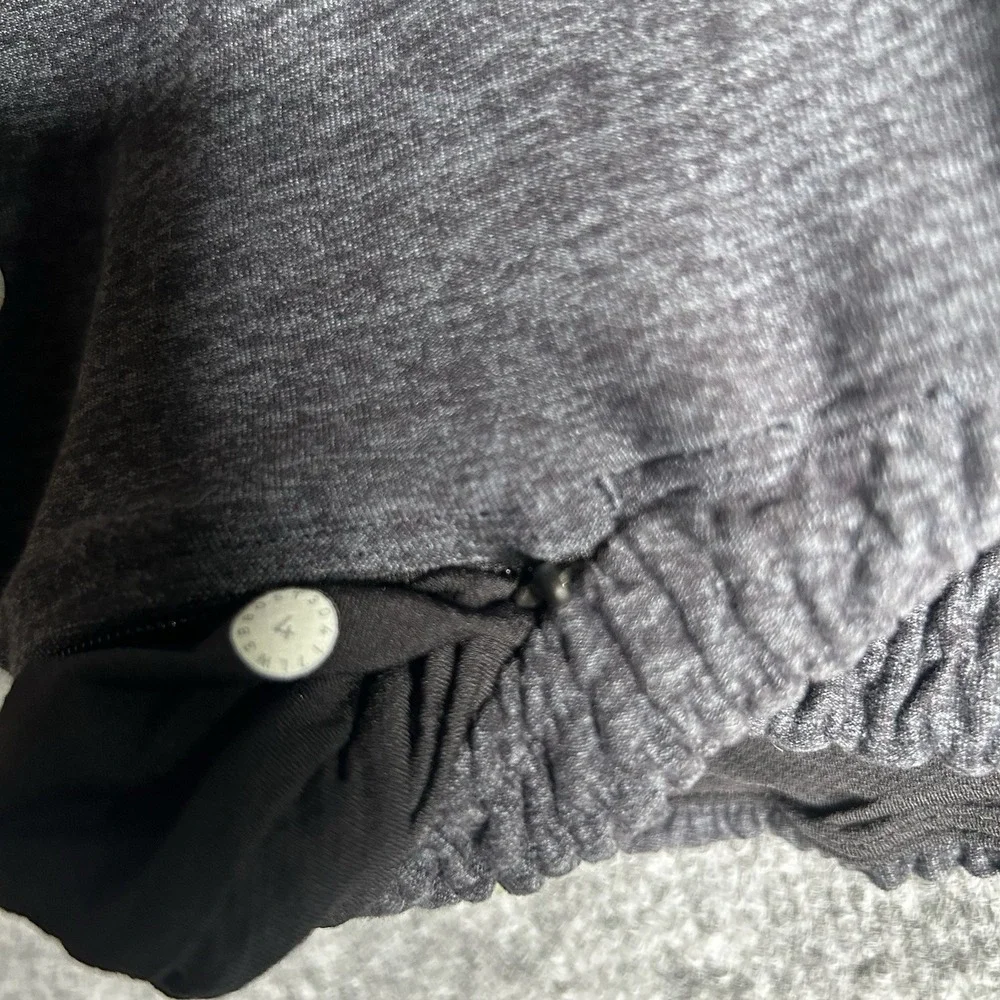 Lululemon Lead The‎ Pack Hoodie Womens Size 4 Gray Athletic Outerwear